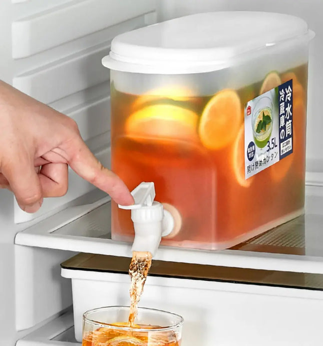 Jarra Dispensador Limonada Bebida Agua Nevera Grifo 3500 Ml