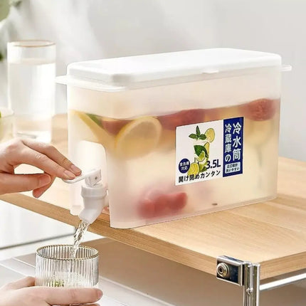 Jarra Dispensador Limonada Bebida Agua Nevera Grifo 3500 Ml
