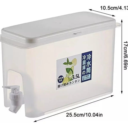 Jarra Dispensador Limonada Bebida Agua Nevera Grifo 3500 Ml