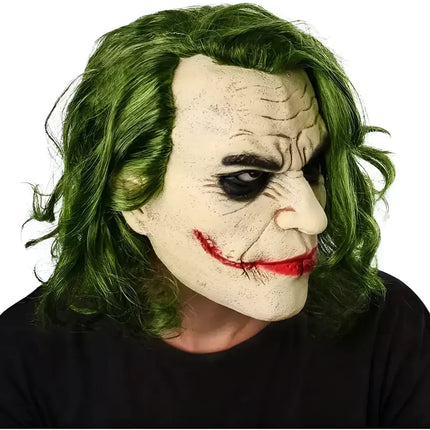 Disfraz Mascara Joker Guason Halloween Cosplay Terror Látex Adulto