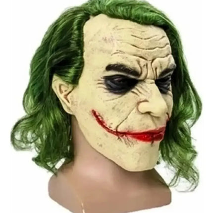 Disfraz Mascara Joker Guason Halloween Cosplay Terror Látex Adulto