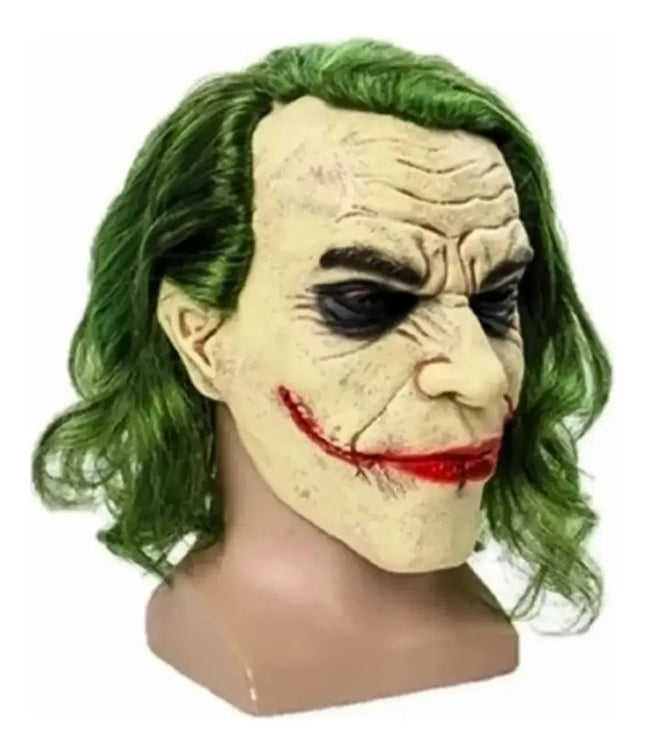 Disfraz Mascara Joker Guason Halloween Cosplay Terror Látex Adulto