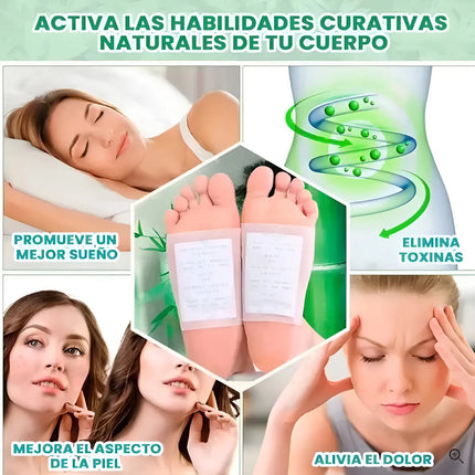 10 Parches Desintoxicantes Kinoki Pies Cansancio Kiyumi