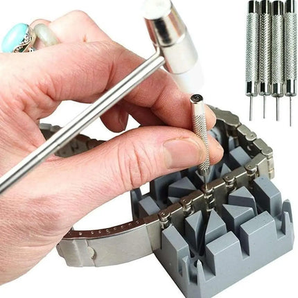 Kit 16 Herramientas Relojería, Reloj Con Estuche Deluxe