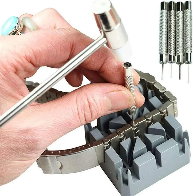 Kit 16 Herramientas Relojería, Reloj Con Estuche Deluxe