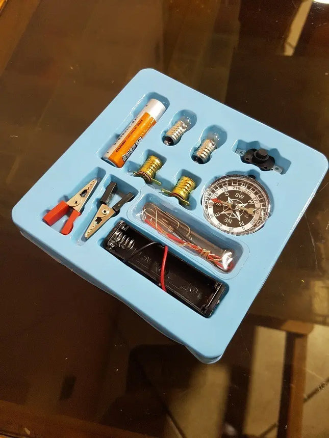 Kit Circuito Eléctrico Escolar 17 Piezas. Juego Científico