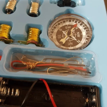 Kit Circuito Eléctrico Escolar 17 Piezas. Juego Científico