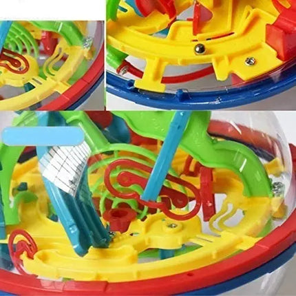 Bola Laberinto 3d, Tamaño Xl, Juguete Didáctico, 100 Niveles