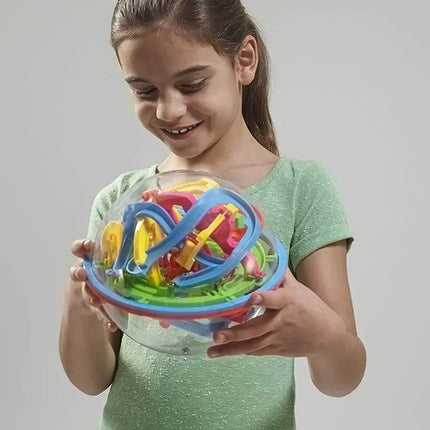 Bola Laberinto 3d, Tamaño Xl, Juguete Didáctico, 100 Niveles