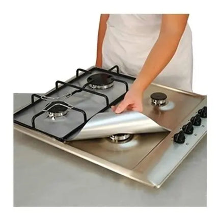 12 Lamina De Aluminio Protector Cocina Estufa Gas Encimera