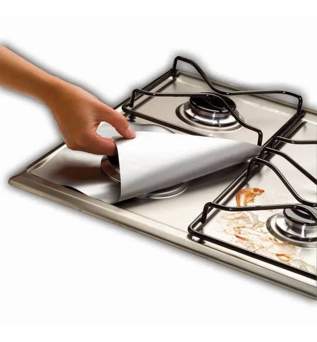 12 Lamina De Aluminio Protector Cocina Estufa Gas Encimera