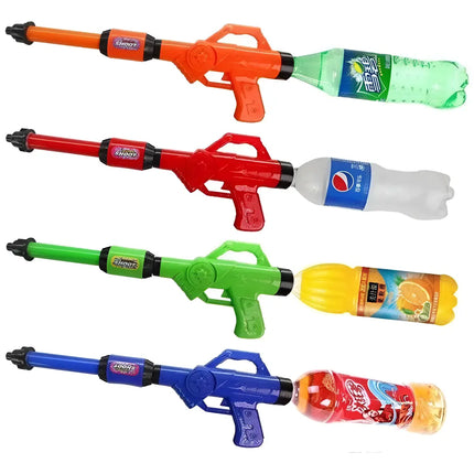 Pistola De Agua 49,5cms, Pistola Lanza Agua Para Botella Al Azar