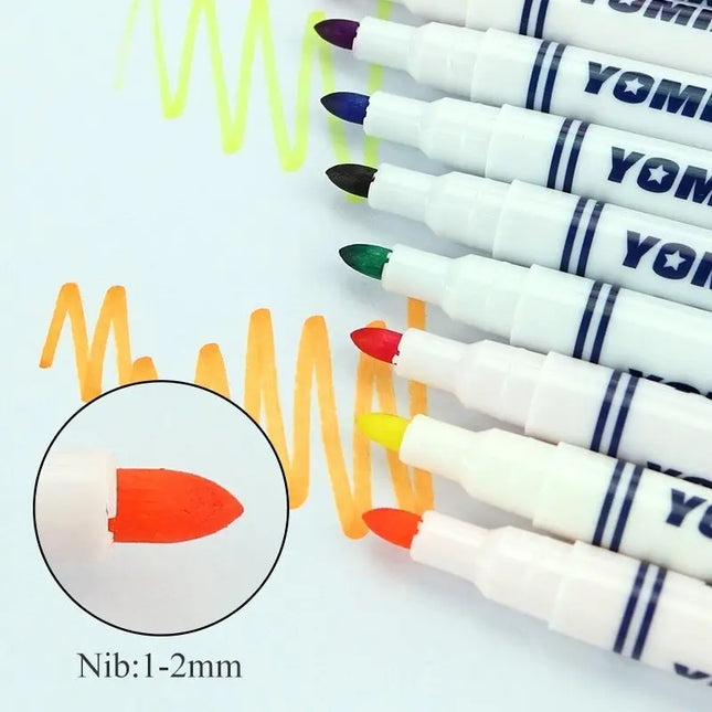 Marcador De Ropa. Lápiz Para Ropa 8 Colores Pack Textil