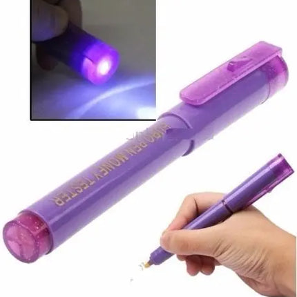 Lapiz Detector Billetes Falsos. Tinta + Luz Uv Ultravioleta