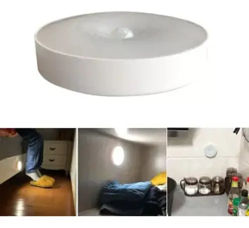 Luz Led Inteligente Inducción Night Light 3000 Lm Recargable 800 Mah Blanco