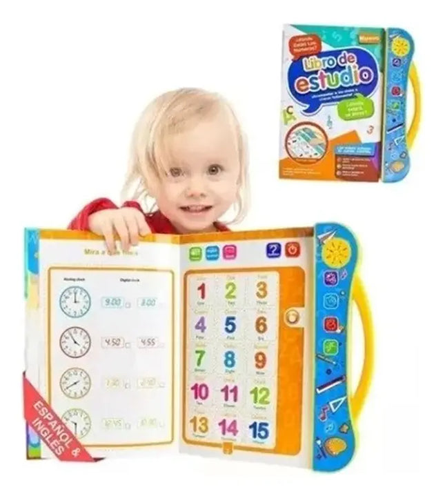 Mi Primer Libro De Aprendizaje Interactivo Juguete Para Niño Naranja