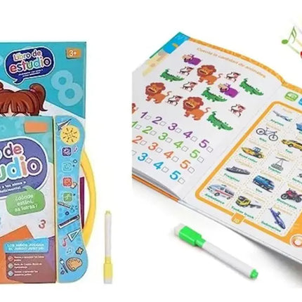 Mi Primer Libro De Aprendizaje Interactivo Juguete Para Niño Naranja
