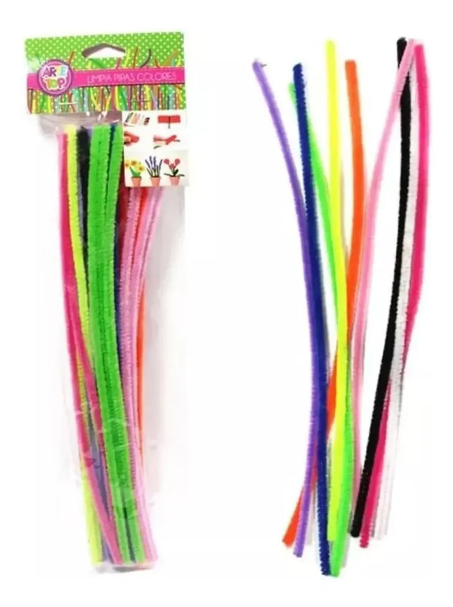 Limpia Pipa 30 Cm - 240 Unidades Colores Surtidos, Arte Surtidos