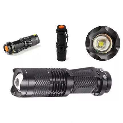 Linterna Uv Ultravioleta Led , Con Zoom, Usa Pilla Aa, Metal