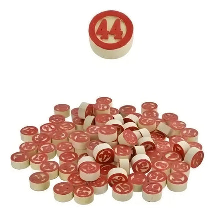 Juego Lotería Lota Bingo Clásico Números De Madera