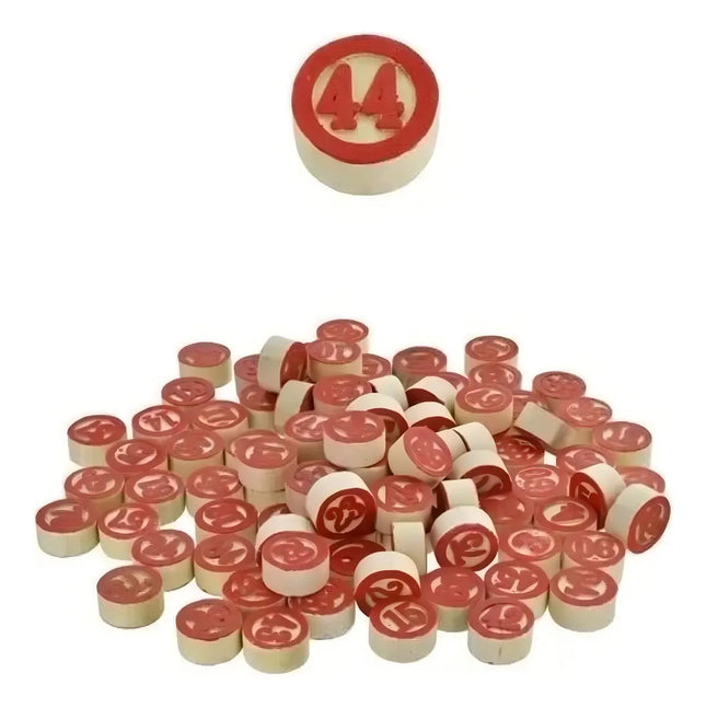 Juego Lotería Lota Bingo Clásico Números De Madera