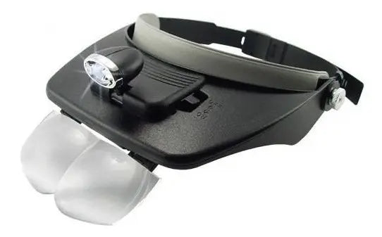 Visera Con 4 Lentes Intercambiables Lupa Con Luz Led