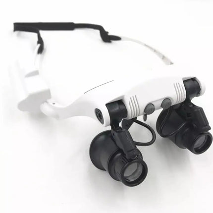 Lentes Tipo Joyero Lupa Aumento Luz Led 10x A 25x