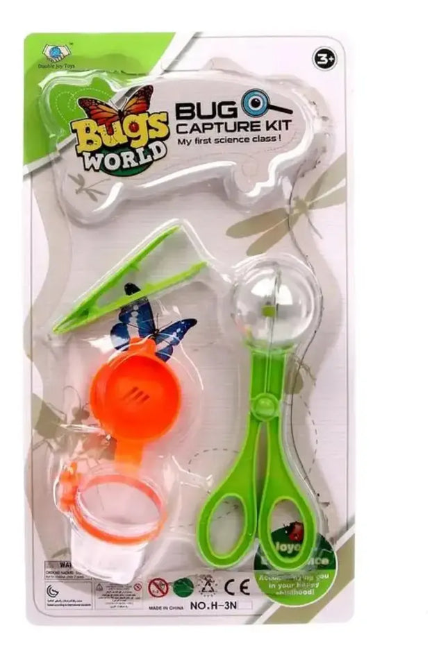 Frasco Con Lupa Para Observar Insectos Lupa Niño Científico