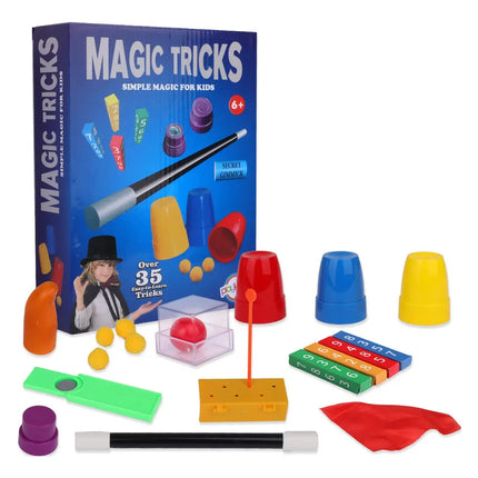 Set De Magia, 35 Trucos De Mago Con Varita, Niños O Adultos.