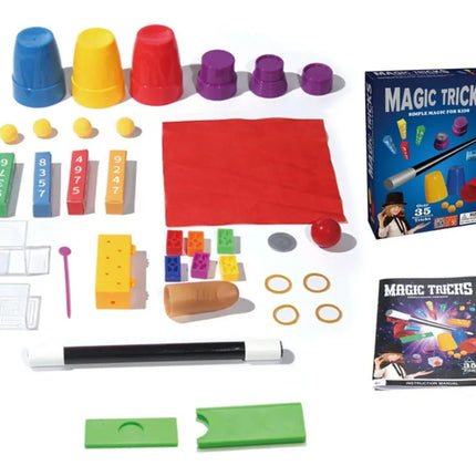 Set De Magia, 35 Trucos De Mago Con Varita, Niños O Adultos.