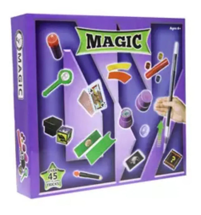 Juego De Magia 45 Trucos Clásicos, Para Niños + Video Qr