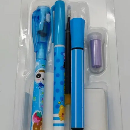 Lápiz Mágico, Mensajes Secretos, Pack Lápices Espía Azul