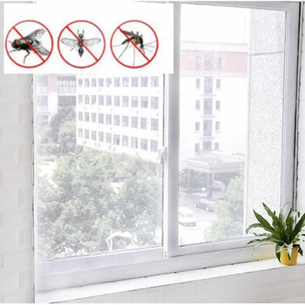Malla Anti Mosquitos Red Magnética Insectos Ventanas Blanco