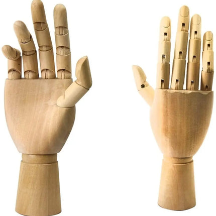 Maniquí Mano De Madera Articulada 25cms, Dibujo, Stop Motion