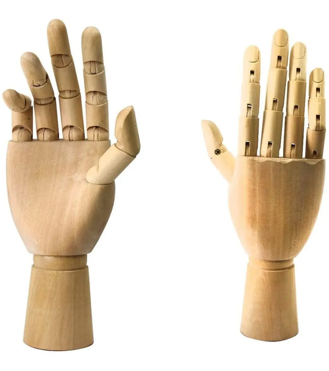 Maniquí Mano De Madera Articulada 25cms, Dibujo, Stop Motion