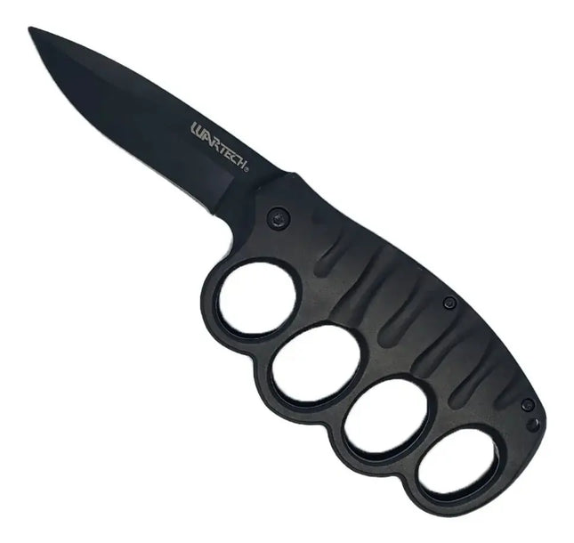 Manopla Hibrida Con Cuchillo Black Inferno Semi Automática