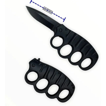 Manopla Hibrida Con Cuchillo Black Inferno Semi Automática