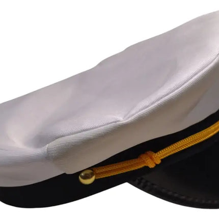 Gorro Marinero, Capitán Barco, Disfraz Capitán Marina Blanco | Standar
