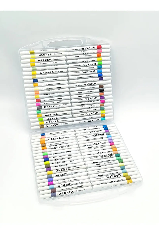 Lápices Acrílicos Marcadores 80 Colores Acrylic Paint Marker