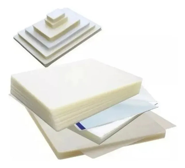 Pack 100 Micas Carnet Termolaminado plastificado