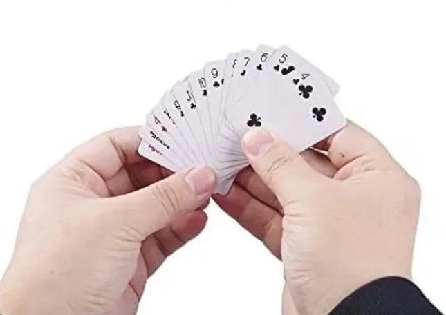 Mini Cartas 1 Mazo Naipe Ingles , Miniatura 3.8x5cms