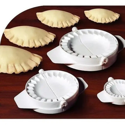 Molde Para Empanadas Pack 3 Unidades Preparar Hacer Empanada Blanco / 10 cm / 3 cm / 10 cm / 10 cm