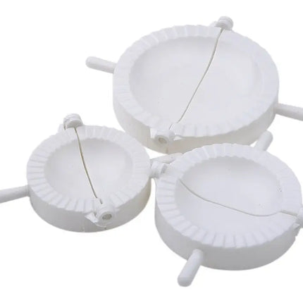 Molde Para Empanadas Pack 3 Unidades Preparar Hacer Empanada Blanco / 10 cm / 3 cm / 10 cm / 10 cm