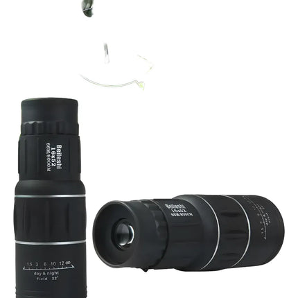 Lente Monocular Comet Binoculares De Largo Alcance 16x52mm Negro