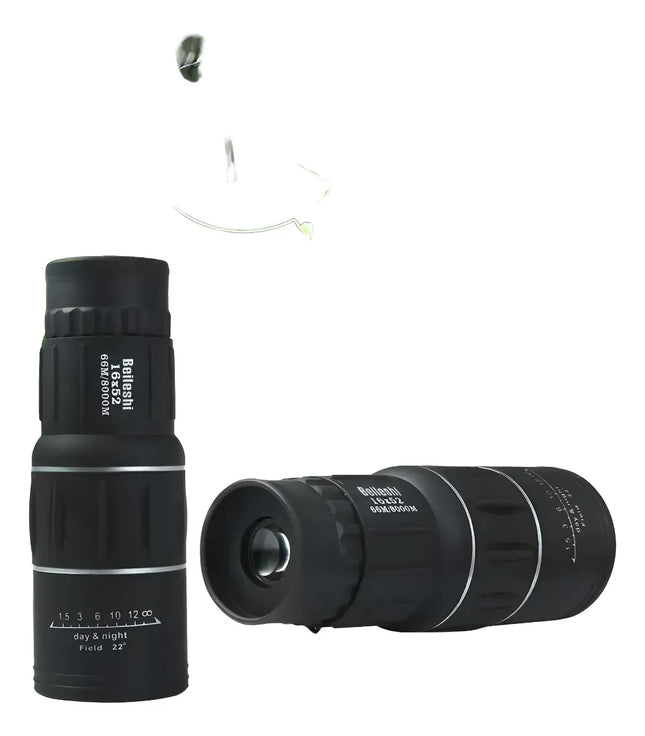 Lente Monocular Comet Binoculares De Largo Alcance 16x52mm Negro