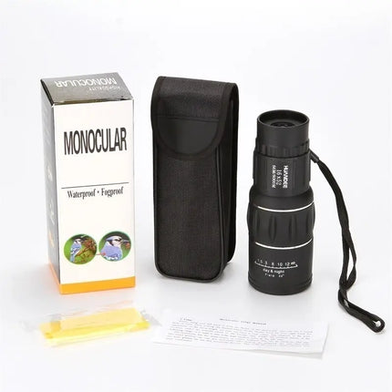 Lente Monocular Comet Binoculares De Largo Alcance 16x52mm Negro