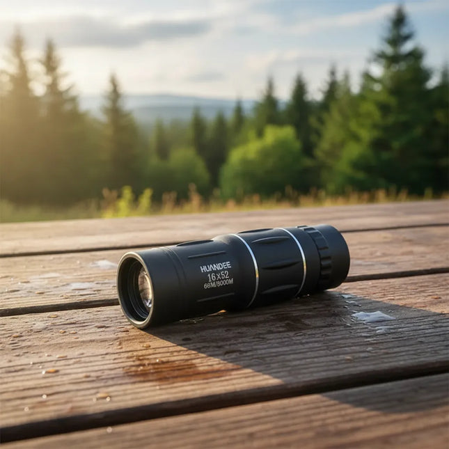 Lente Monocular Comet Binoculares De Largo Alcance 16x52mm Negro