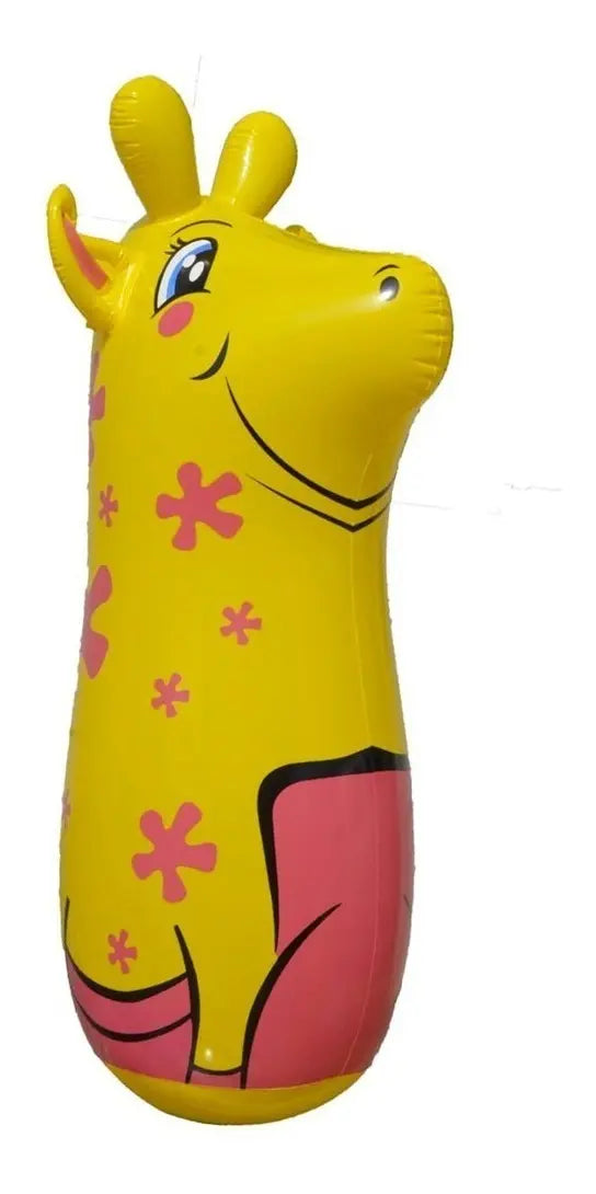 Mono Porfiado Inflable Grande 91cms Boxeo Niño Niña Jirafa