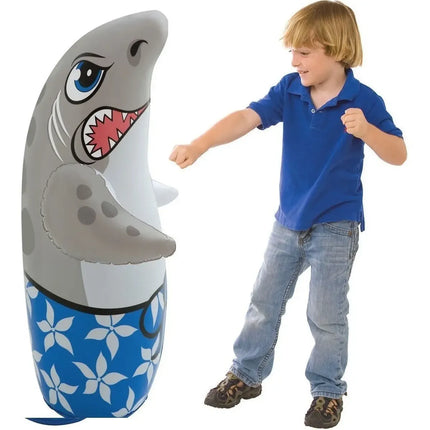 Mono Porfiado Inflable Grande 91cms Boxeo Niño Niña Tiburón