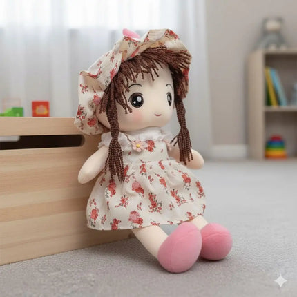 Muñeca De Tela Trapo 47cms Tipo Pepona Peluche